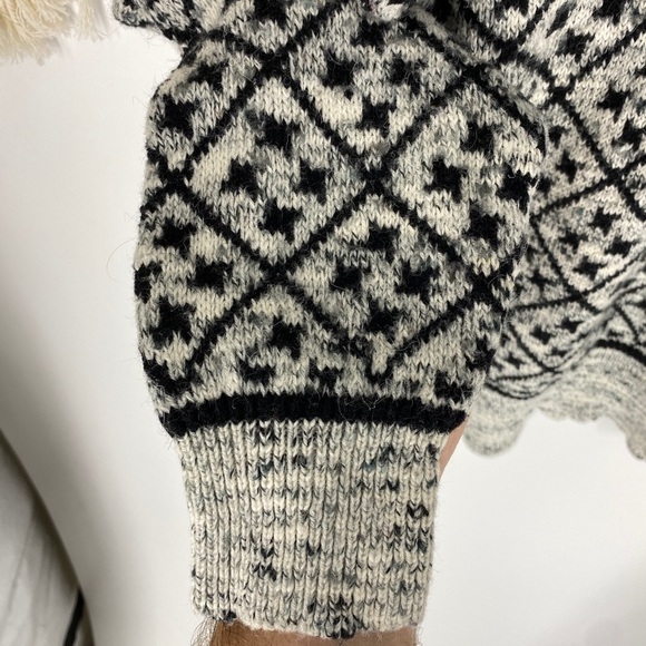 Vintage Liz Claiborne Nordic Turtleneck Chunky Knit Sweater Pullover Cozy - Picture 3 of 7